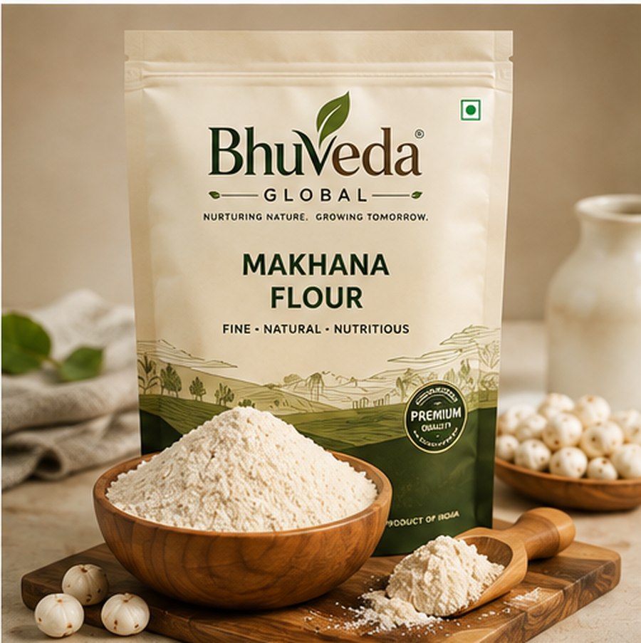 Makhana Flour product packaging